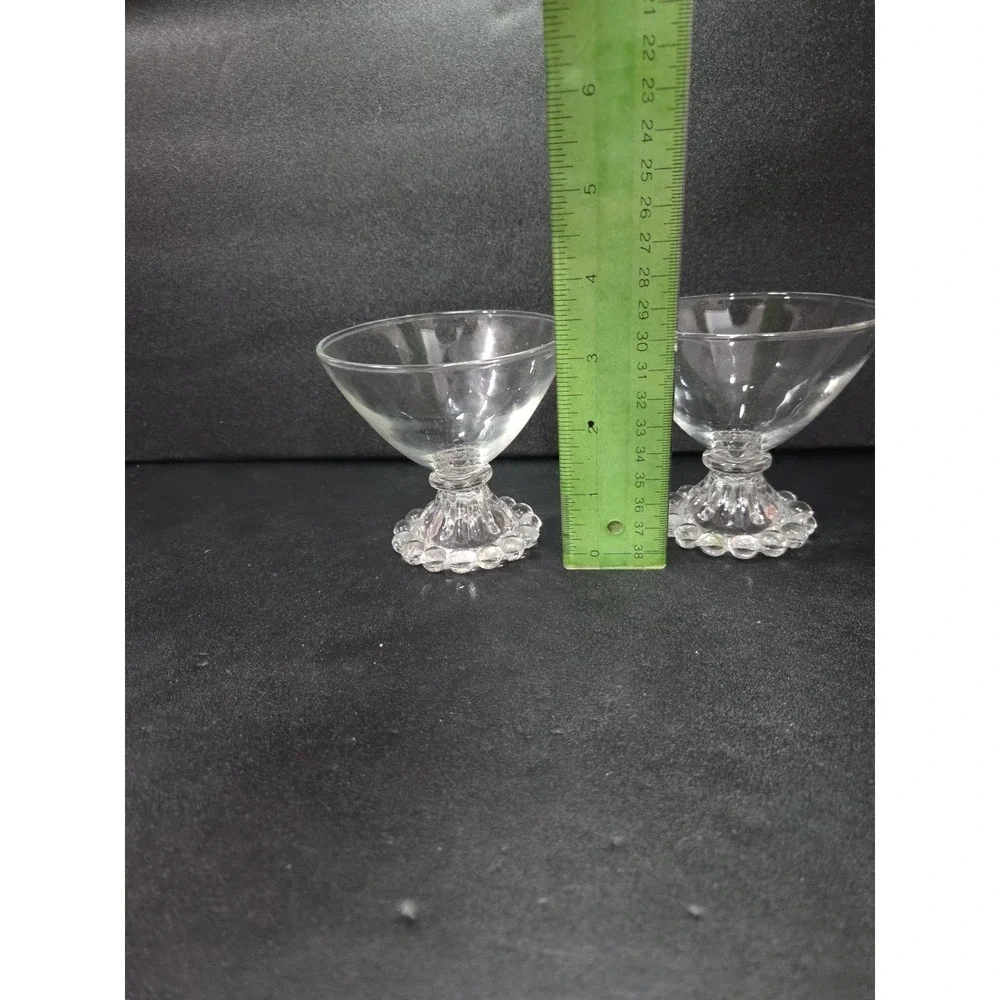 Anchor Hocking Berwick Boopie Champagne Glasses, Set of 2, Clear Sherbet Glasses